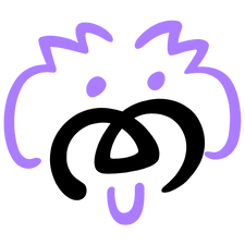 a pet's tongue sticking out outline graphics